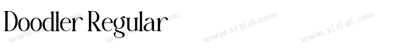 Doodler Regular字体转换 Doodler Regular字体转换